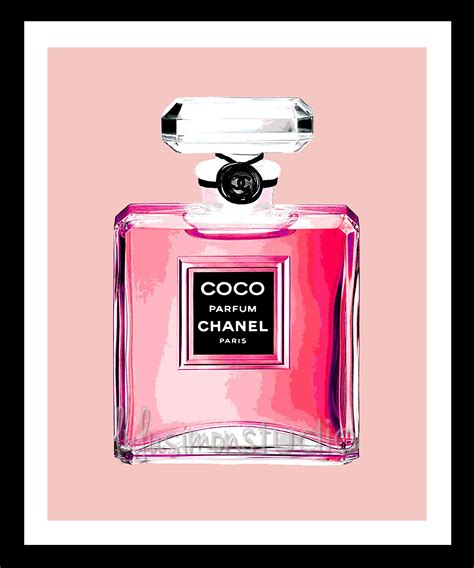 chanel perfume bottle printable